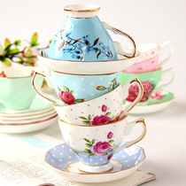 欧式骨瓷咖啡杯套装下午茶茶具创意陶瓷英式红茶杯碟套装家用轻奢