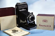 蔡司伊康zeiss ikon折叠皮腔相机 6×9 画幅120胶卷古董老相机