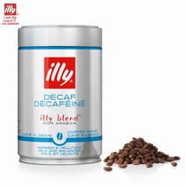 意大利纯进口illy咖啡250克精品罐装低因咖啡豆新日期及瘪罐处理