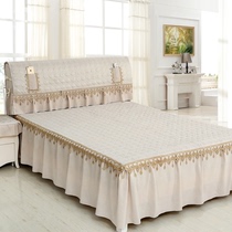 床罩床裙式夏天保护套床头罩床群罩1.8x2.0m床套床单床笠床垫罩
