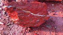 天然南非红碧玉原石毛料奇石摆件自然石鸡血石毛石雕刻料按斤出售