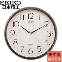正品特价SEIKO日本精工挂钟圆形简约时尚11寸跳秒客厅办公QXA695