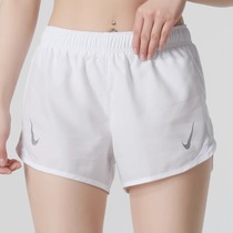 耐克白色梭织短裤2024夏季新款女裤跑步热裤透气运动裤DD5936-100