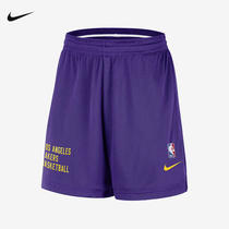 Nike耐克洛杉矶湖人队NBA男子网眼布短裤夏季美式短裤DX9700-504