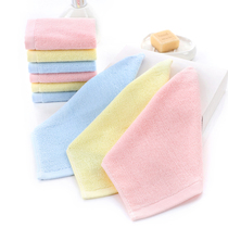 可挂纯棉毛巾方巾儿童洗脸面巾婴幼儿全棉口水巾宝宝幼儿园擦手巾
