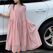 女童连衣裙夏季2024新款儿童裙子夏款长裙韩系穿搭大童夏装公主裙