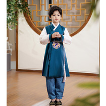 韩服男童少数民族服装鲜族服朝鲜服族演出服韩国男孩传统表演