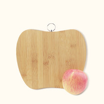小号菜板切苹果形水果砧板实木切菜板粘板迷你板婴儿辅食竹砧板