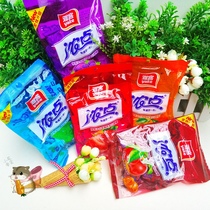 雅客浓点100g袋装水果味夹心硬糖办公室零食儿童礼物糖果包装薄荷