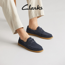 Clarks其乐匠心系列男鞋24新款轻盈舒适反毛皮通勤透气缓震休闲鞋