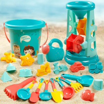 儿童节礼物沙滩玩具车宝宝戏水挖沙土工具池沙漏铲海边玩沙子套装