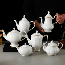 陶瓷咖啡壶套装茶具茶壶奶壶陶茶壶大号凉水壶泡茶壶花茶壶大容量