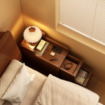 床头柜超窄实木小型迷你床边置物架家用卧室收纳柜主卧极窄夹缝柜