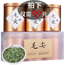 绿茶罐装新茶叶浓香型高山云雾茶散装一份3罐