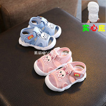 夏季婴幼儿凉鞋女小童0-2岁一岁半鞋子男宝宝防滑软底学步鞋布鞋1