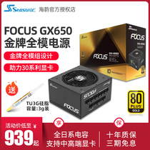 海韵focus电源GX650W 750w 850w 1000w GX750/850全模组电源PX850