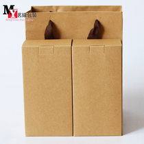 新款牛皮纸空白开窗盒散茶茶叶黑糖龙珠砖茶包装盒特产包装礼品盒