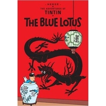 The Blue Lotus 丁丁历险记漫画书 蓝莲花 英文原版书进口图书籍 The Adventures of Tintin Hergé 【上海外文书店】