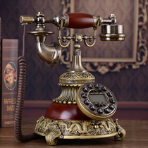 欧式电话机仿古电话机复古美式电话时尚创意家用电话固定座机包邮