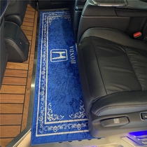 本田奥德赛艾力绅专用木地板改装金丝绒面中排地毯式迎宾汽车脚垫