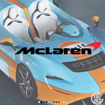 McLaren迈凯伦ARTURA汽车F1赛车定制短袖上衣纯棉男女宽松T恤休闲