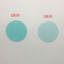 QB38  QB39蓝色玻璃滤光片400nm带通滤光片30.5*0.4mm 20*0.4mm