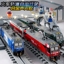 合金绿皮和谐号火车头仿真东风内燃机车地铁模型儿童男孩高铁玩具