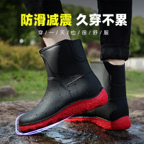 雨鞋男款中筒雨靴时尚低筒水鞋防滑防水短筒保暖轻便加厚橡胶耐磨
