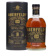Aberfeldy 艾柏迪18年高地单一麦芽艾伯迪威士忌罗蒂丘法国红酒桶