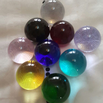 3cm水晶球透明玻璃弹球魔幻球 蓝色园艺鱼缸孩童玩耍玩具摄影道具
