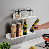 厨房调味调料品置物架壁挂免打孔墙上收纳油盐酱醋瓶小尺寸小型窄