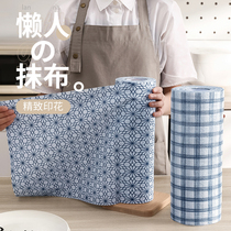 日系懒人抹布家用厨房清洁一次性洗碗布无纺布干湿两用吸水不沾油