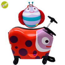 瑞士Oops潮娃出行旅游套装:儿童骑行拉杆箱+超轻书包儿童小背包