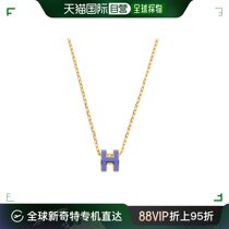香港直邮Hermes 爱马仕 女士 徽标项链 HPDTNLMINIG4