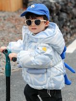 男童羽绒服2023新款韩版洋气儿童中长款冬季中小童装宝宝加厚外套