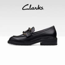 Clarks其乐蒂雅乐福系列女鞋乐福鞋时尚厚底单鞋英伦小皮鞋