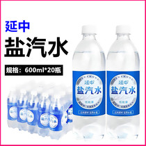 上海延中盐汽水600ml*20瓶整箱低热量汽水防暑降温咸汽水延中饮料