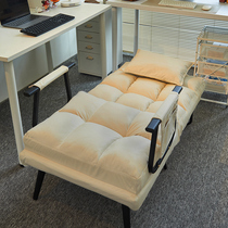 躺椅折叠午休两用单人沙发办公室午睡椅小型懒人可躺可睡靠背椅子