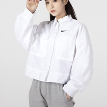 Nike耐克夹克女2024春季新款运动服休闲短款工装外套女DM6244-100