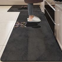 厨房防滑防油地垫可擦免洗l形专用脚垫硅藻泥吸水防摔暴力熊地毯