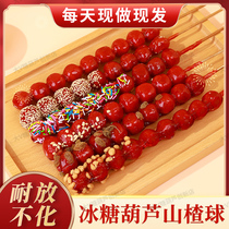北京特产御食园冰糖葫芦竹签串装山楂果去核蜜饯小吃零食糖葫芦