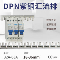 1P+N漏电断路器25A32A40A50A63A空气开关DPN单P两极紫铜汇流排