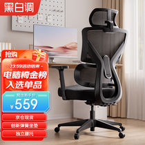 黑白调（Hbada）P5双背款人体工学椅电脑椅子办公椅学习人工力学