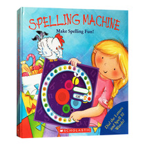神奇的拼写机器 英文原版 Spelling Machine 学乐神奇的英文拼字图解书 英语单词拼读游戏趣味转转书 精装大开本 英文版进口书籍