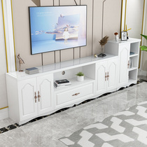 电视柜茶几组合现代简约小户型欧式轻奢储物柜加高款组合简易地柜
