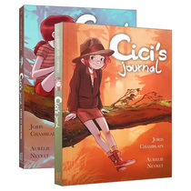 英文原版 Cici's Journal 茜茜的冒险日记 2册 漫画绘本 The Abandoned Zoo/Lost and Found 中小学女孩英文课外读物 进口英语书