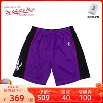 Mitchell Ness复古球裤SW球迷版NBA猛龙队1999-00季麦迪卡特短裤