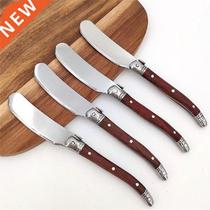 Rosewood Handle Butter Knives Cheese Spreader Jam Spatula