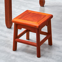 木果果木 邵氏紫檀富贵凳 中式实木小凳子方凳家用红木矮凳换鞋凳