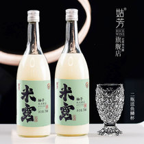 苏州姑芳2瓶装米酒甜酒酿糯米酒桂花米露醪糟桂花米酒米酿米酒汁